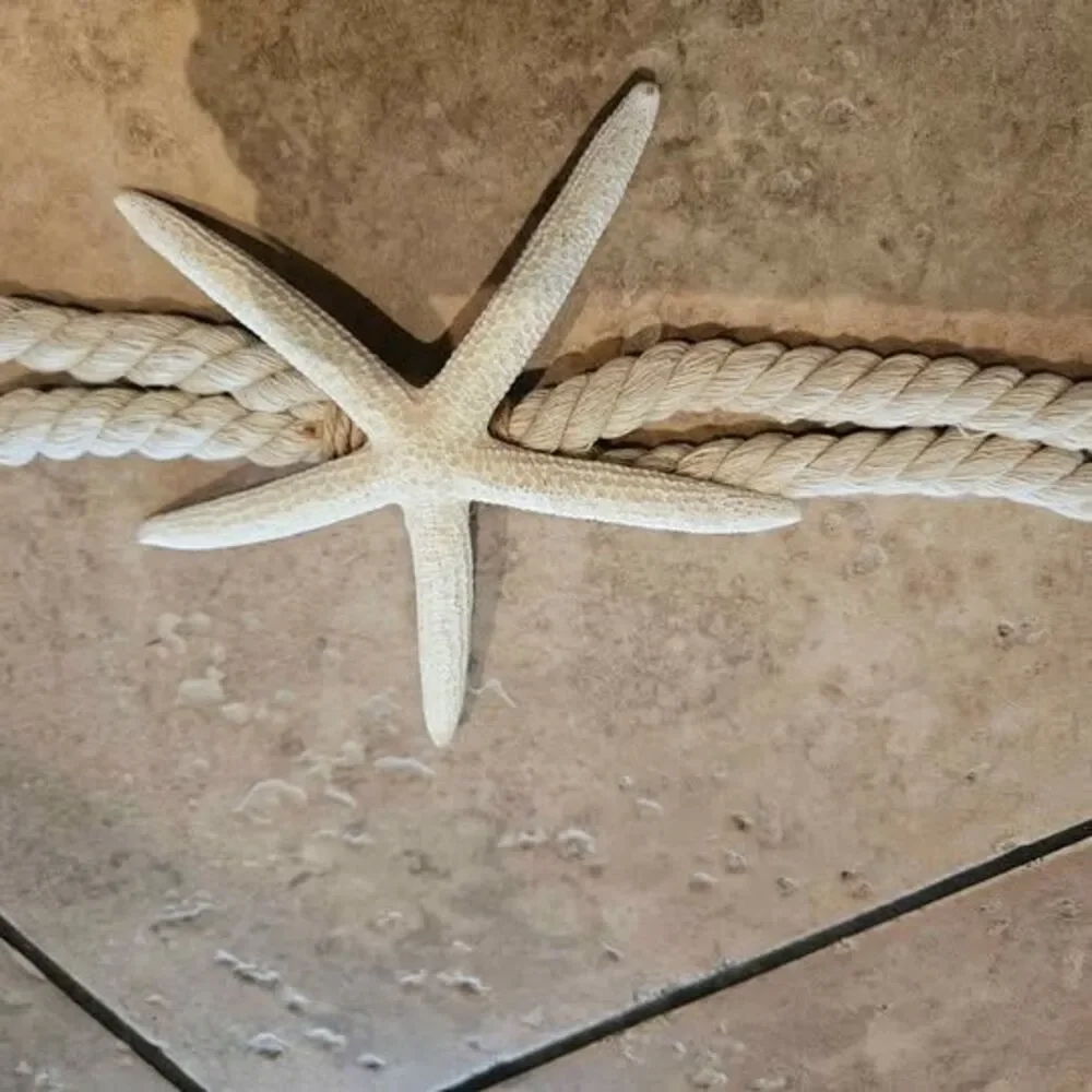 Nautical Starfish Rope Single Curtain Tieback